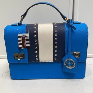 Henri Bendel West 57th Schoolbag Stripe Studded